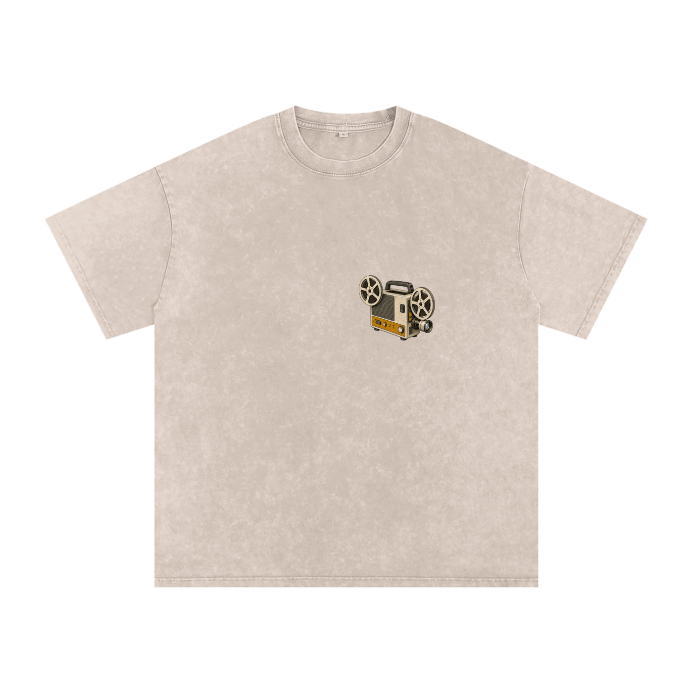 Vintage 8MM Projector Snow Washed Graphic Tee