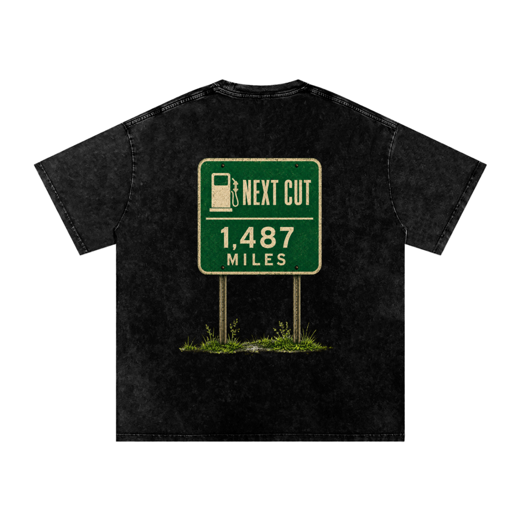 Next Cut Snow Washed Oversized Cotton T-Shirt