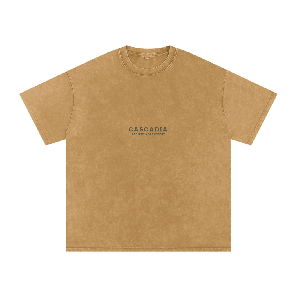 Vintage Cascadia Pacific Northwest Snow Washed Tee