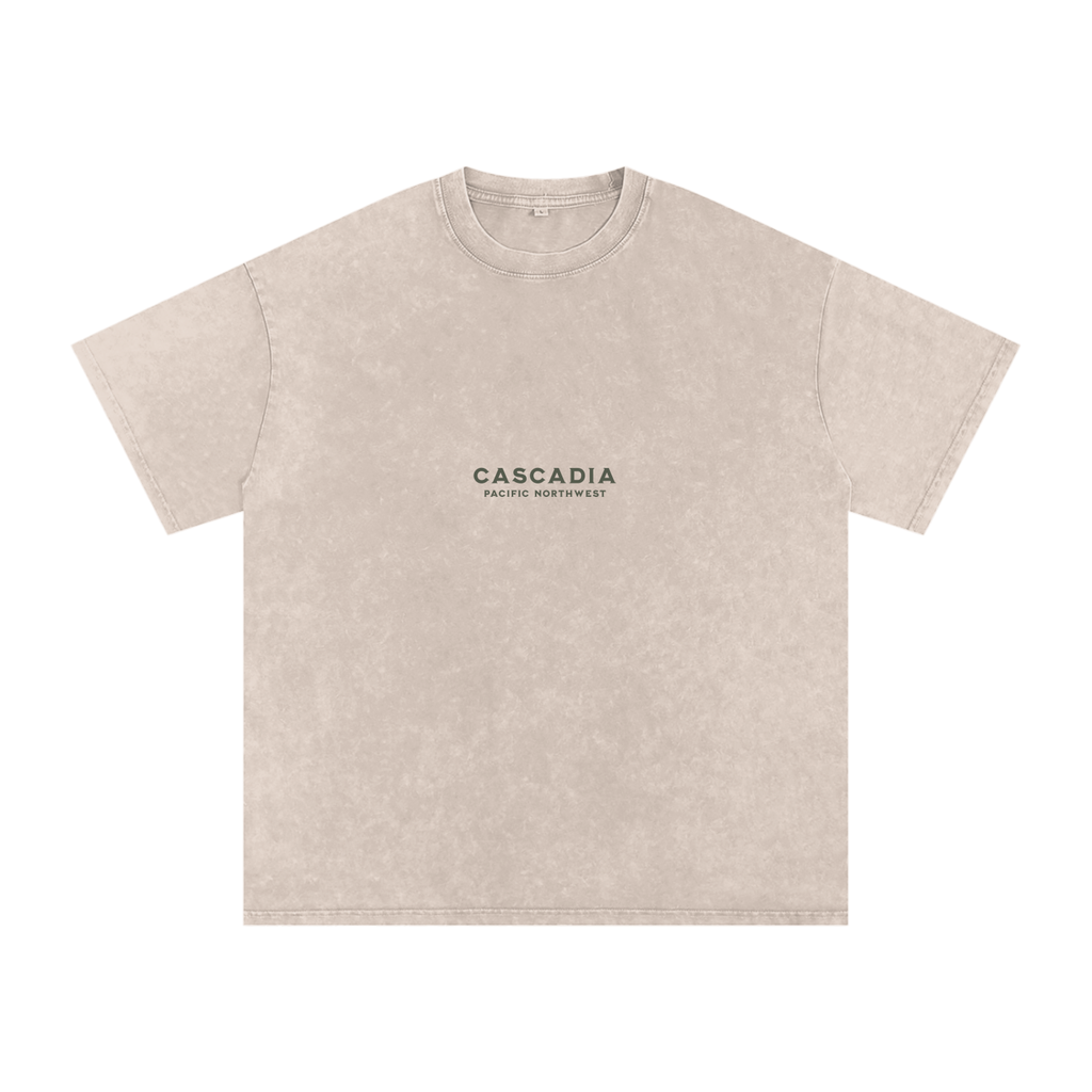 Vintage Cascadia Pacific Northwest Snow Washed Tee