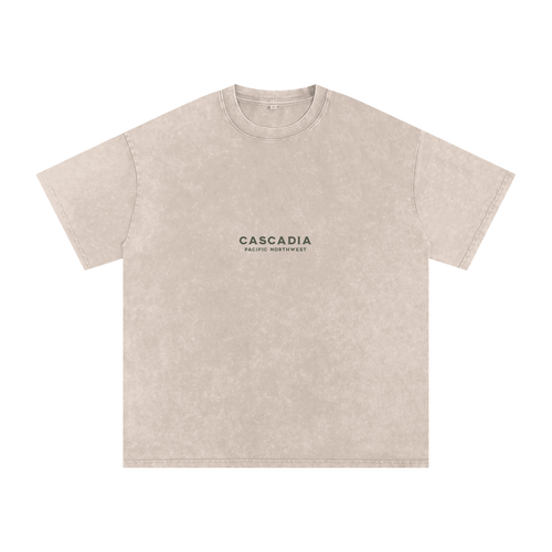 Vintage Cascadia Pacific Northwest Snow Washed Tee