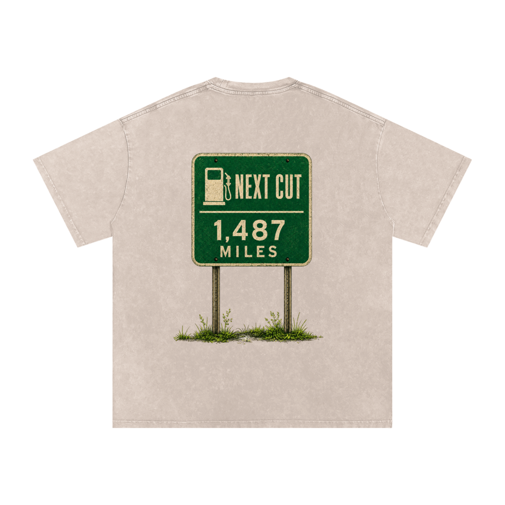 Next Cut Snow Washed Oversized Cotton T-Shirt