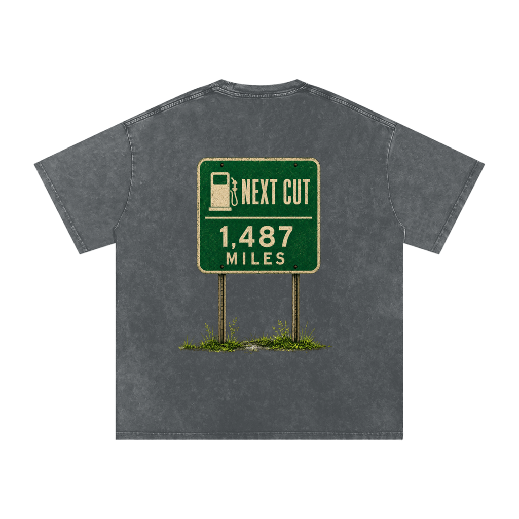 Next Cut Snow Washed Oversized Cotton T-Shirt