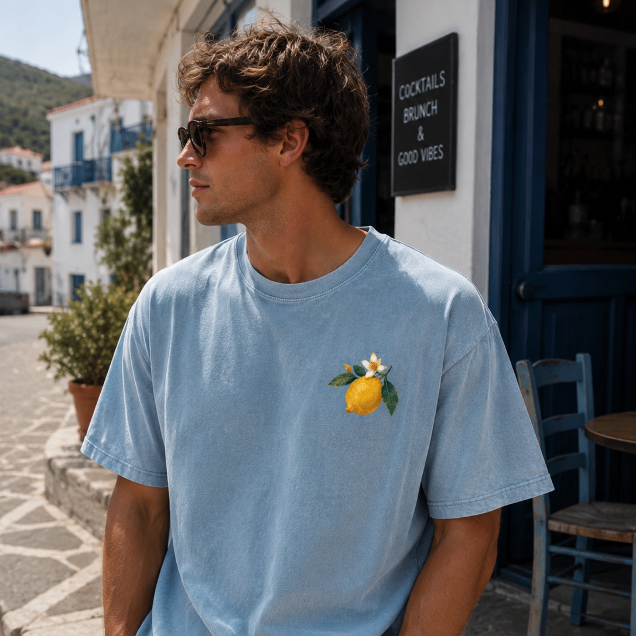 Limonade des Alpes Oversized Snow Washed Tee