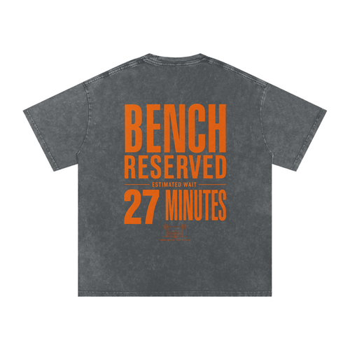 Bench Reserved Snow Washed Oversized Cotton T-Shirt