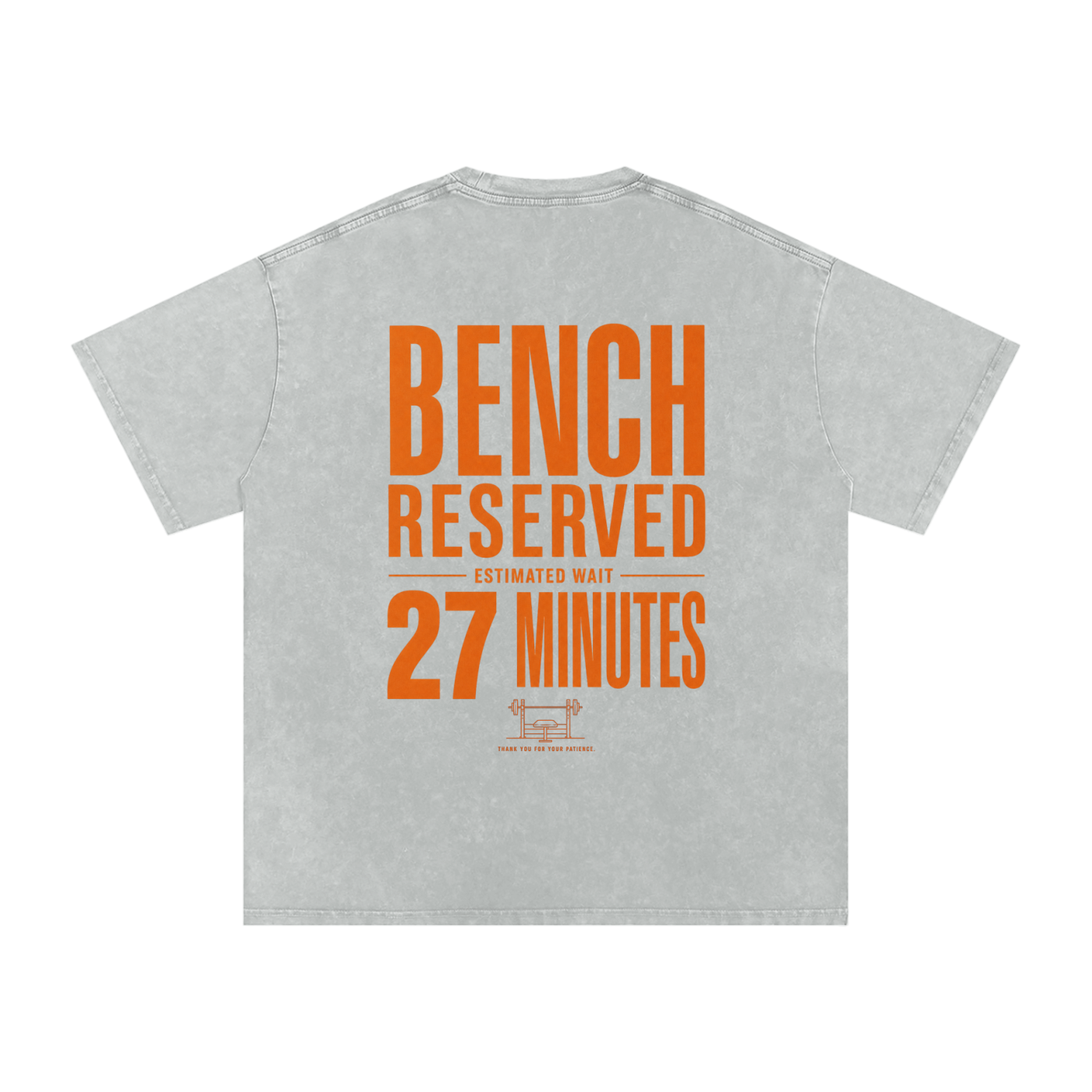 Bench Reserved Snow Washed Oversized Cotton T-Shirt