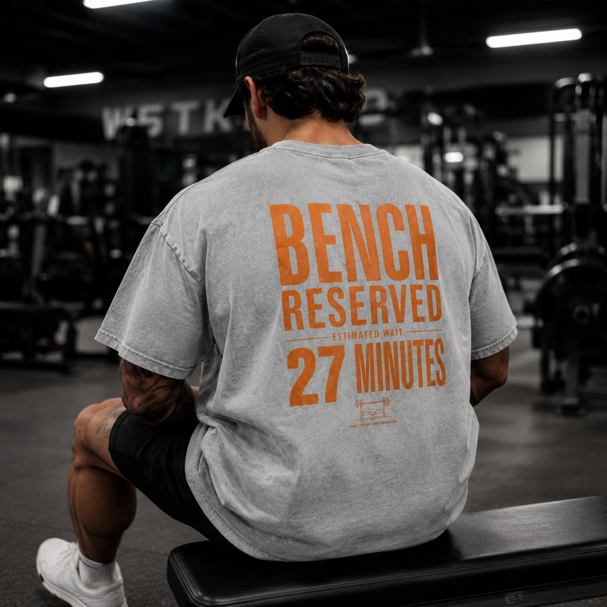 Bench Reserved Snow Washed Oversized Cotton T-Shirt