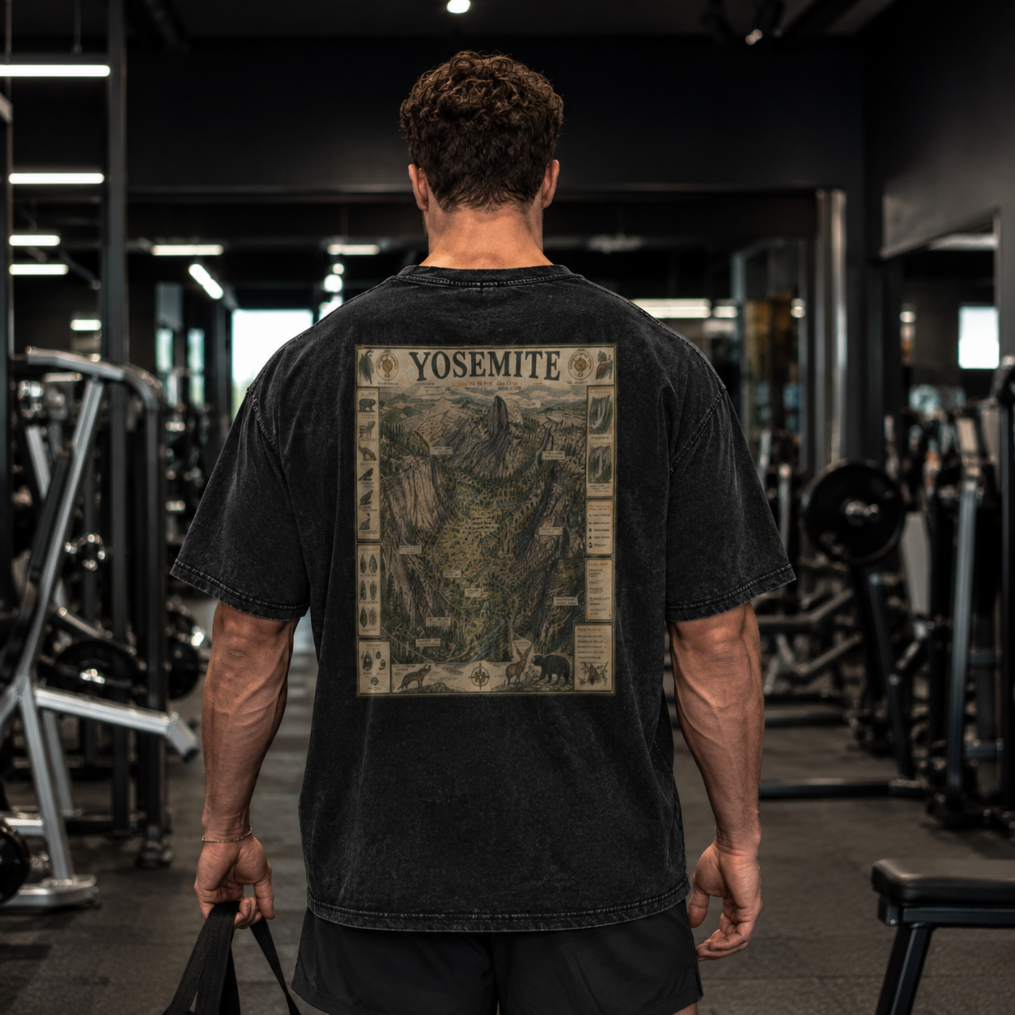 Vintage Yosemite Field Guide Snow Washed Tee