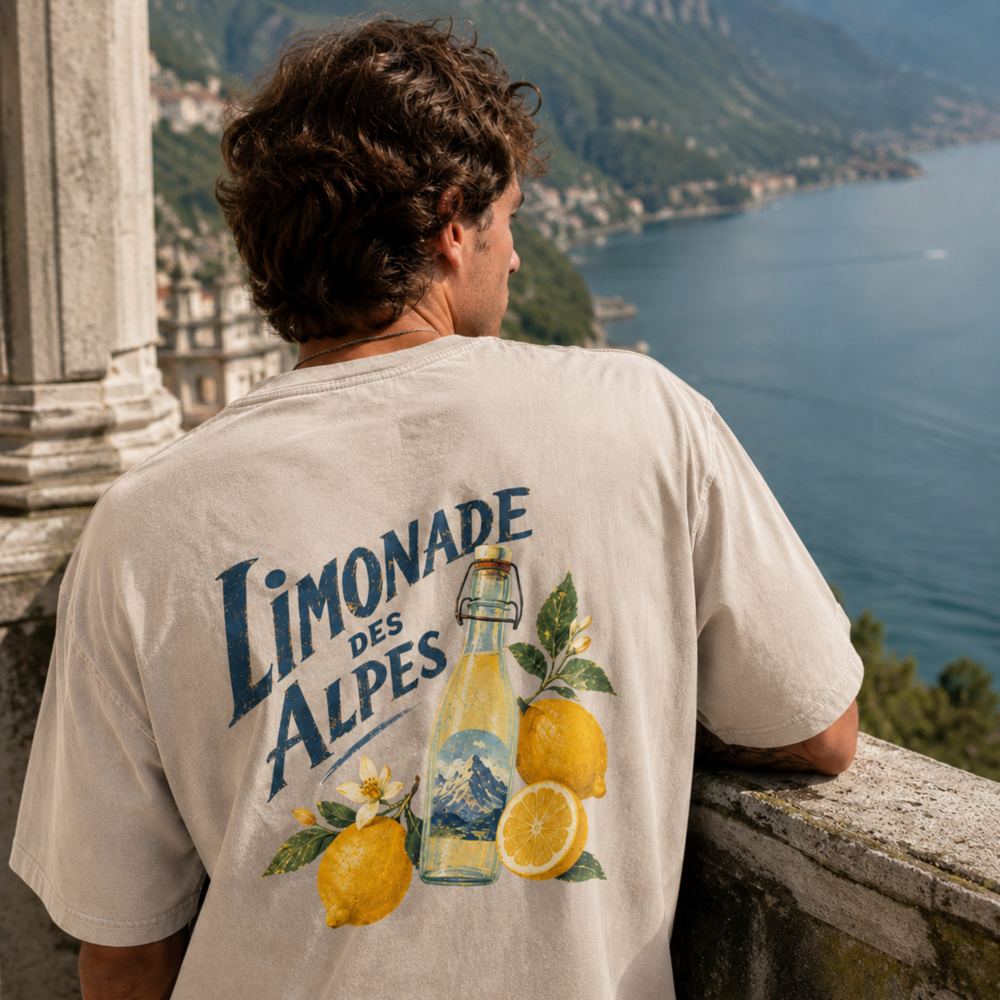Vintage Limonade des Alpes Snow Washed Tee