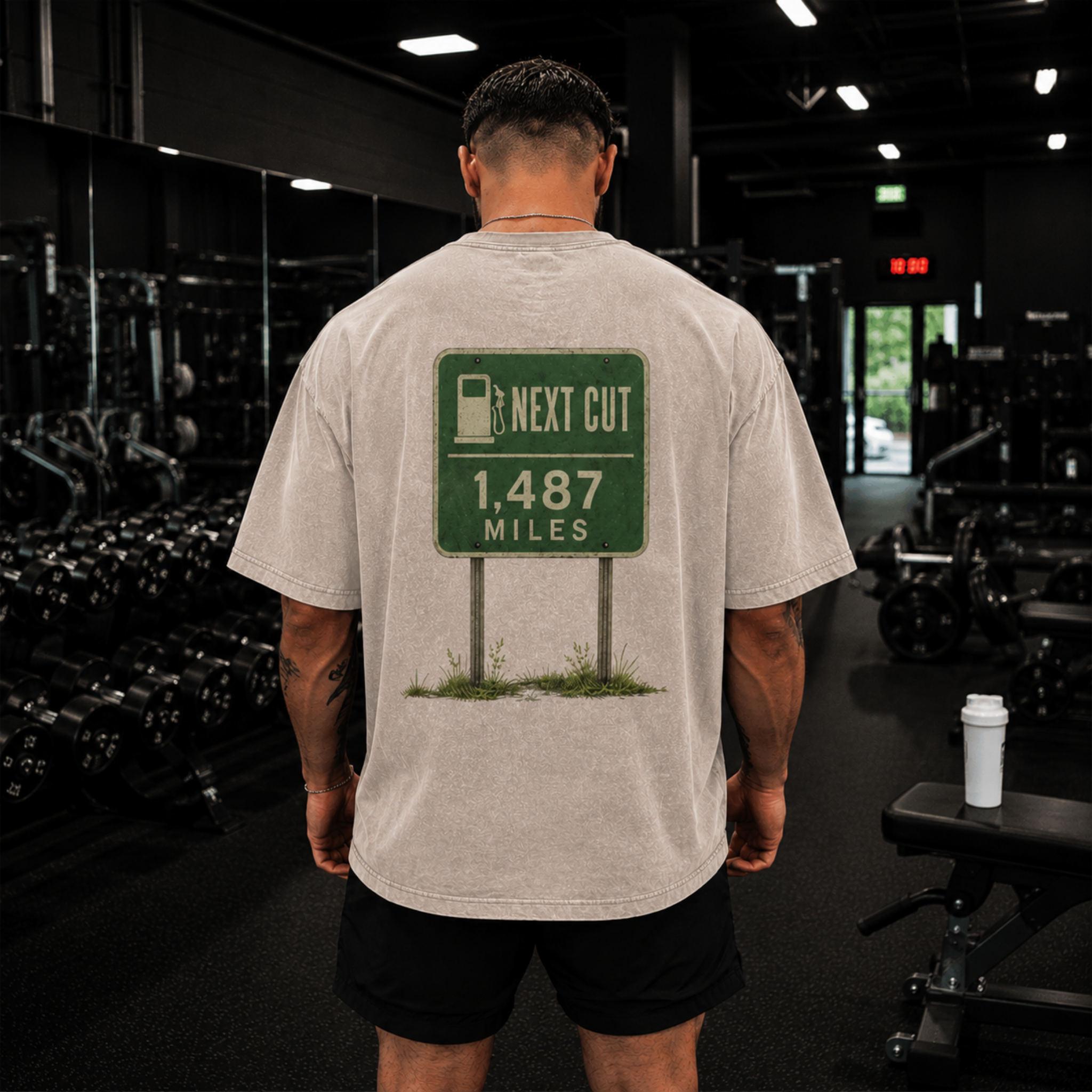 Next Cut Snow Washed Oversized Cotton T-Shirt