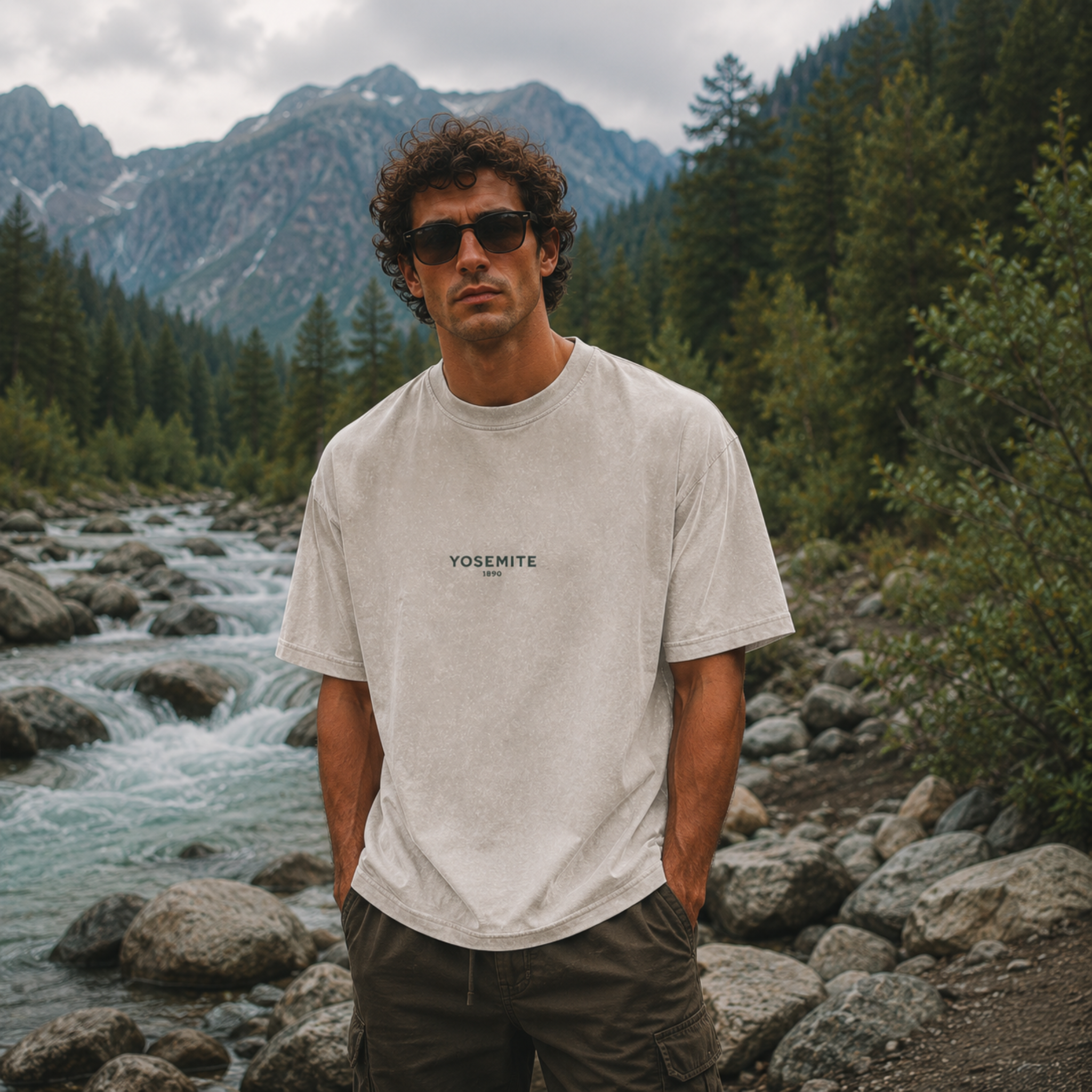 Vintage Yosemite Valley Snow Washed Graphic Tee