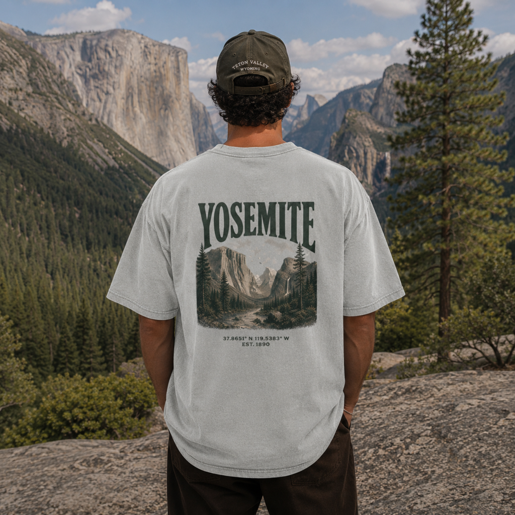 Vintage Yosemite Valley Snow Washed Graphic Tee