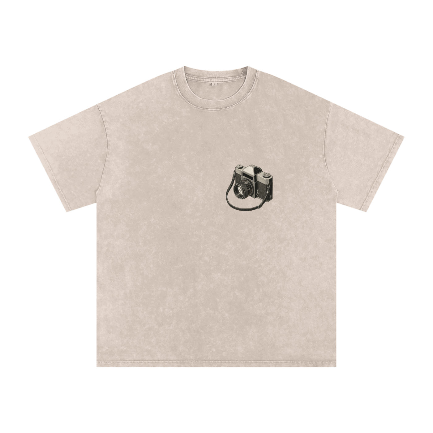 Vintage 35MM Camera Snow Washed Graphic Tee