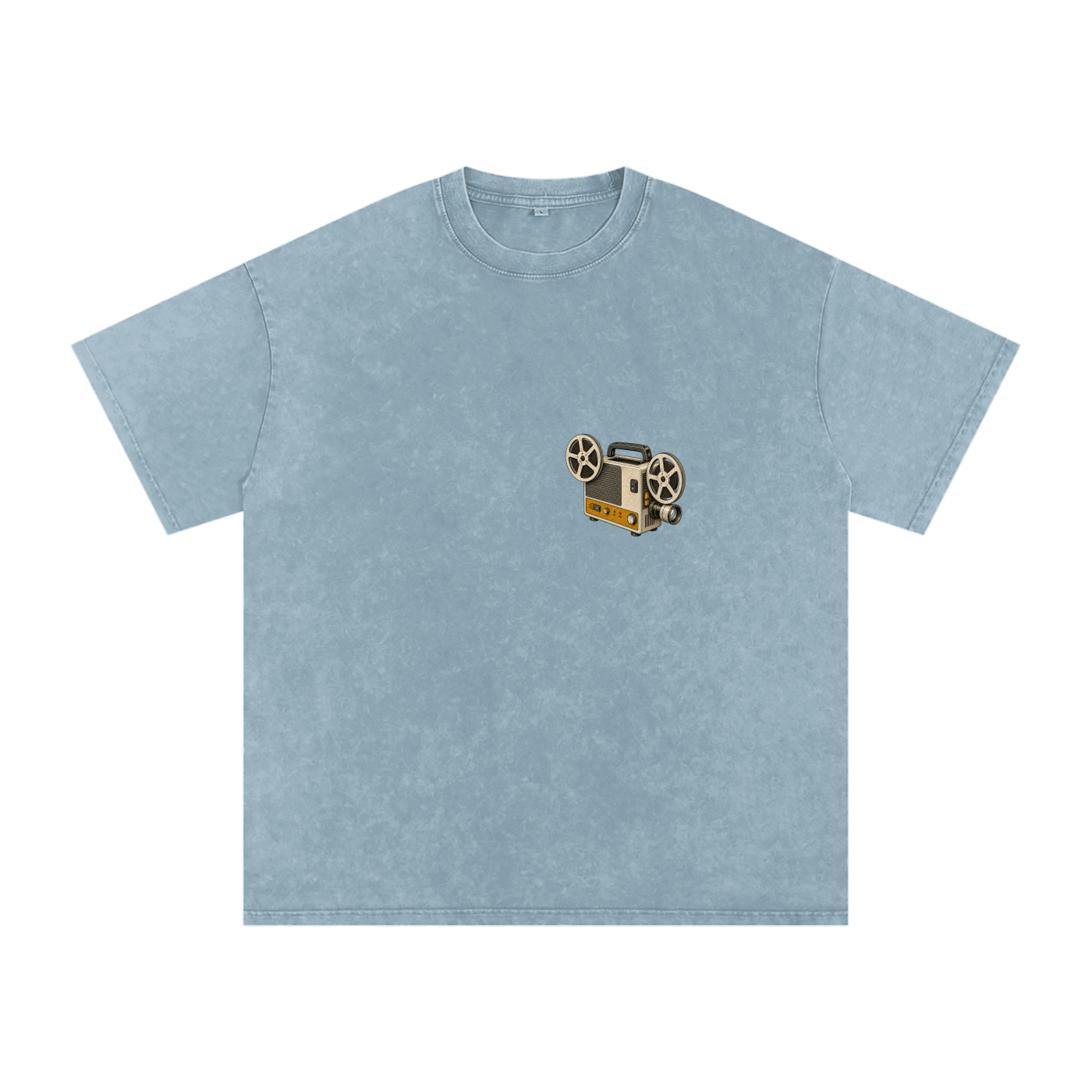 Vintage 8MM Projector Snow Washed Graphic Tee