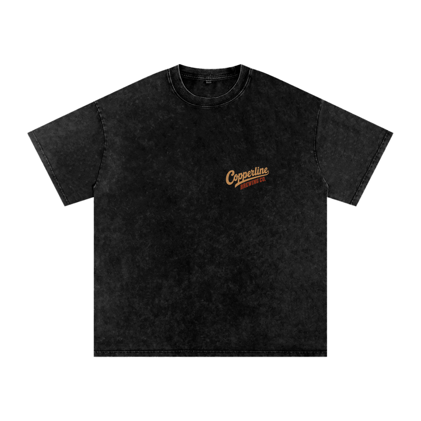 Vintage Copperline Brewing Co. Snow Washed Oversized Tee