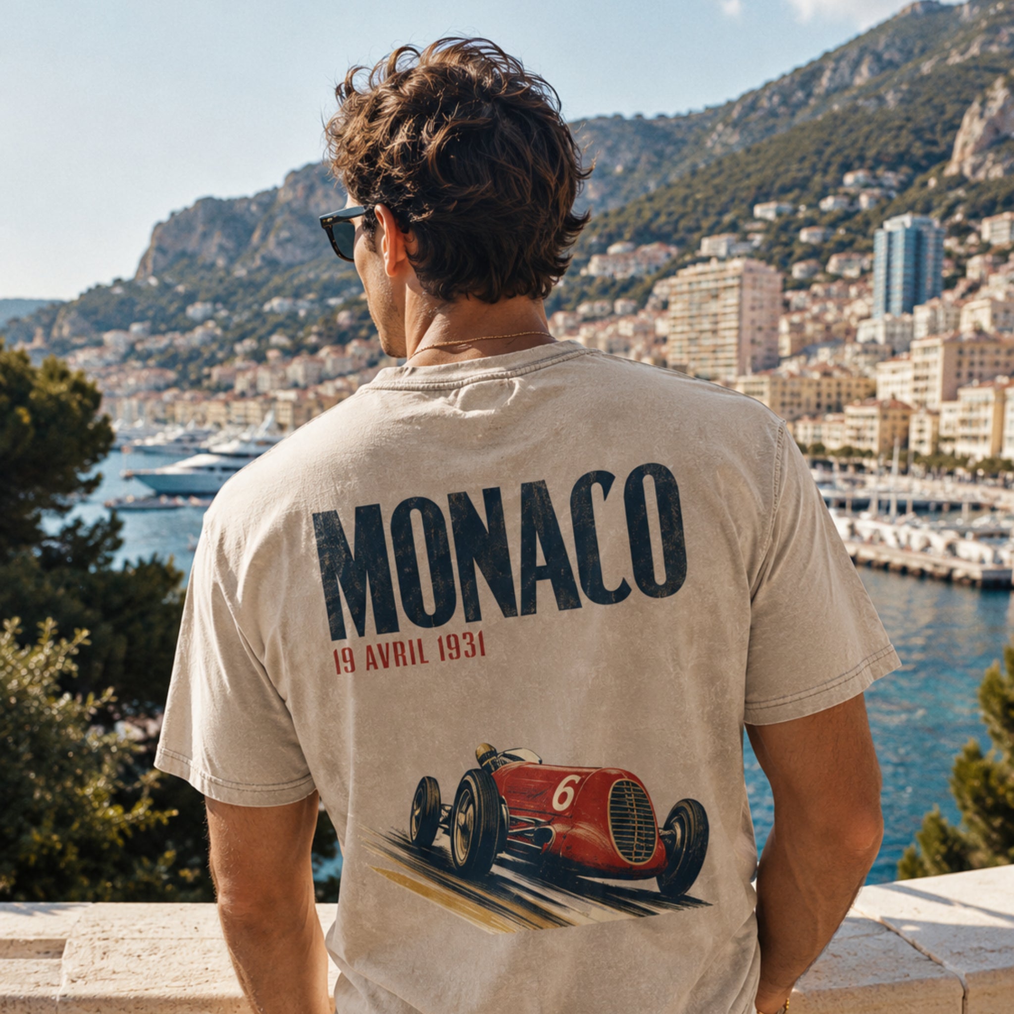 Monaco 1931 Oversized Snow Washed Tee