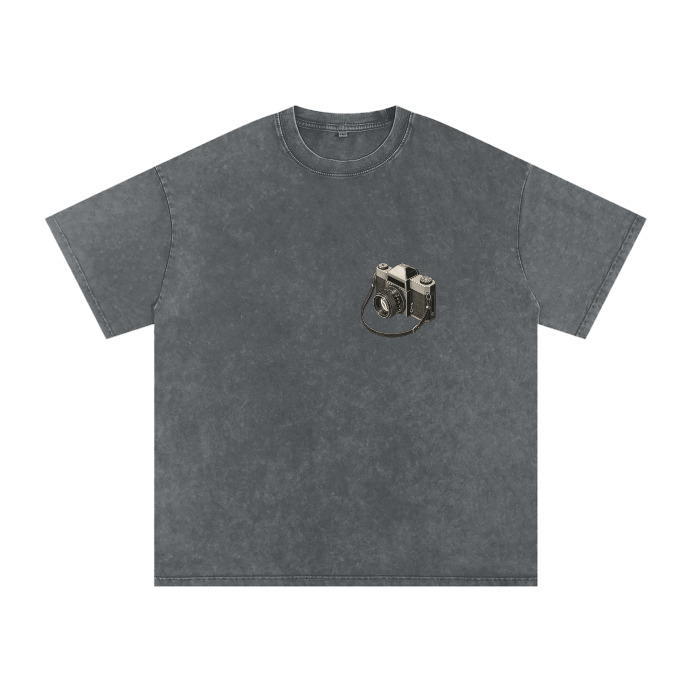 Vintage 35MM Camera Snow Washed Graphic Tee