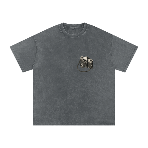 Vintage 35MM Camera Snow Washed Graphic Tee